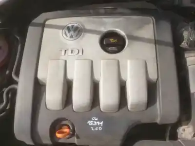 Veicolo di demolizione volkswagen jetta (1k2) azv. bkd. cbda. cbdb. cjaa dell'anno 2005 alimentato 