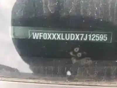 Scrapping Vehicle ford focus cabrio (ca5) g6dg of the year 2006 powered 