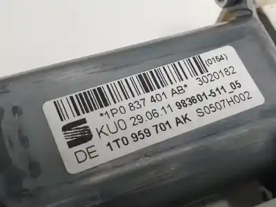 Scrapping Vehicle seat leon (1p1) cay of the year 2010 powered 