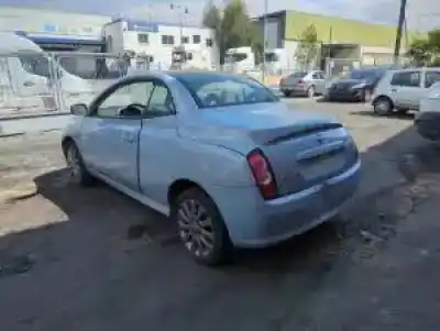 Scrapping Vehicle nissan micra c+c (ck12e) hr16de of the year 2005 powered 