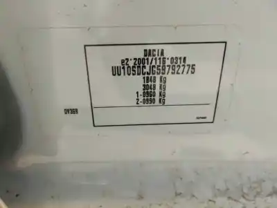 Утилизация автомобиля dacia dokker k9ke6 года 2017 питание k9ke6