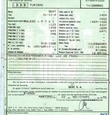 Утилизация автомобиля seat toledo (1l) 1.9 tdi года 1996 питание ahu