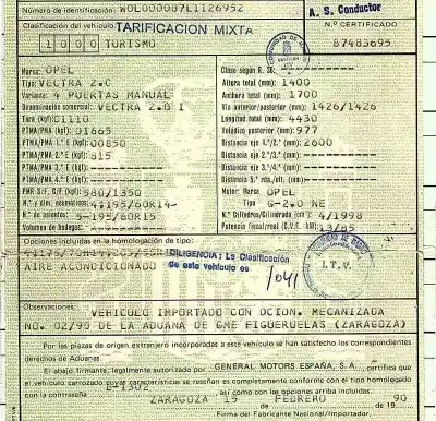 Veicolo di demolizione opel vectra a 2.0 dell'anno 1990 alimentato g-20ne