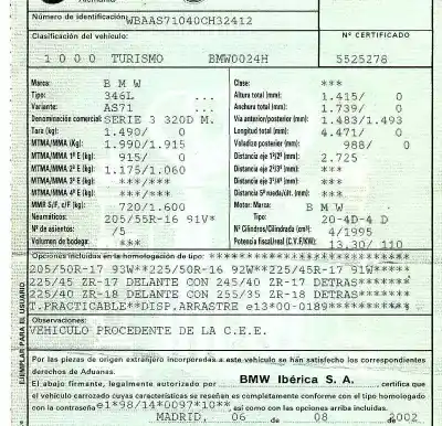 Veículo de Sucata bmw serie 3 berlina (e46) 2.0 16v diesel cat do ano 2002 alimentado 20 4d 4 d