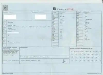 Veículo de Sucata renault kangoo (kc0/1_) 1.5 dci do ano 2011 alimentado k9k a8