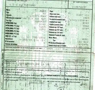 Veículo de Sucata audi a6 berlina (4b2) 2.5 tdi do ano 2003 alimentado bcz