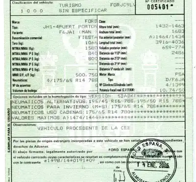 Утилизация автомобиля ford fiesta (cbk) 1.4 tdci cat года 2005 питание f6ja