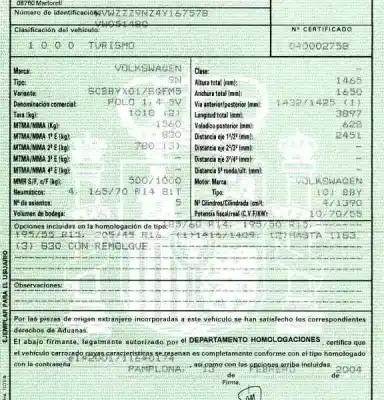 Vehículo de desguace volkswagen polo (9n1) 1.4 16v del año 2004 con motor bby