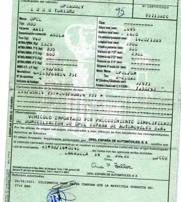 Scrapping Vehicle opel agila básico of the year 2000 powered z10xe