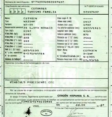 Veículo de Sucata citroen zx 1.9 turbodiesel do ano 1997 alimentado dhy