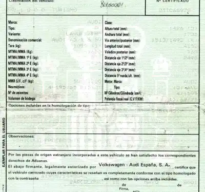 Утилизация автомобиля audi a3 (8l) 1.6 ambiente года 2001 питание avu