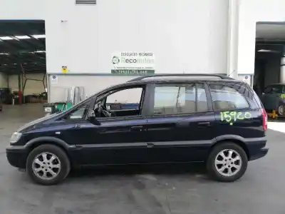 Verschrottungsfahrzeug OPEL ZAFIRA A Elegance des Jahres 2003 angetrieben Z18XE
