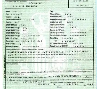 Утилизация автомобиля opel corsa d (s07) 1.4 (l08 l68) года 2003 питание z14xe