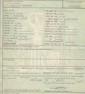 Scrapping Vehicle opel corsa a 1.5 diesel of the year 1990 powered 15d4ec1