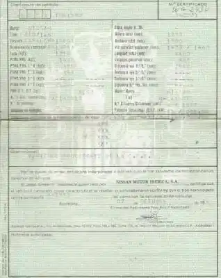 Утилизация автомобиля nissan primera berl./familiar (p10/w10) 1.6 16v cat года 1995 питание ga16de