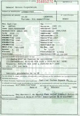 Здавання транспортного засобу cadillac srx v6 elegance року 2006 потужний ly7