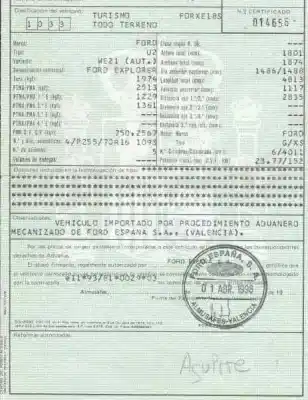 Veicolo di demolizione ford explorer 4.0 v6 cat dell'anno 1998 alimentato g/xs