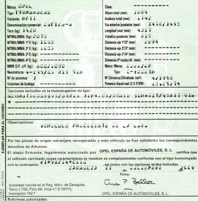 Veículo de Sucata opel zafira a elegance do ano 2004 alimentado y20dth