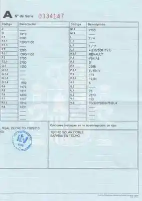 Veículo de Sucata renault laguna iii kte3/ kte30e 3.0 do ano 2009 alimentado v9xa891