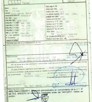 Scrapping Vehicle volvo serie 440 1.7 of the year 1992 powered b18kp