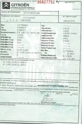 Утилизация автомобиля citroen c3 1.4 hdi exclusive года 2006 питание 8hz
