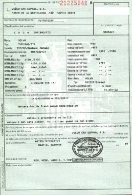 Veicolo di demolizione volvo s80 berlina 2.5 d dell'anno 1999 alimentato d5252t