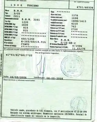 Veículo de Sucata bmw serie 3 compacto (e36) 1.6 cat do ano 1998 alimentado 164e2