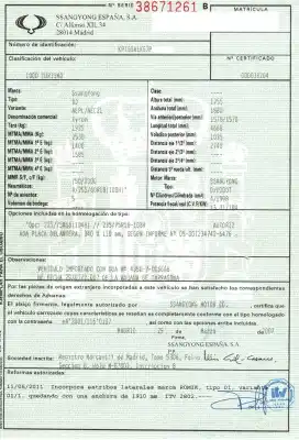 Здавання транспортного засобу ssangyong kyron 200 xdi limited року 2007 потужний d20dt