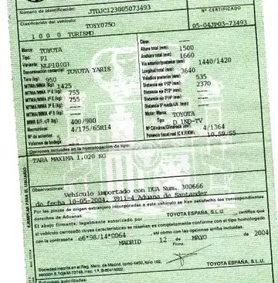 Утилизация автомобиля toyota yaris (ncp1/nlp1/scp1) 1.4 d-4d linea luna года 2004 питание 1nd-tv
