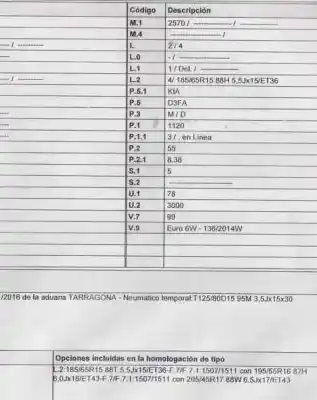 Veículo de Sucata kia rio 1.1 crdi cat do ano 2016 alimentado d3fa
