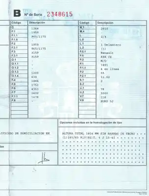 Veículo de Sucata dacia dokker express ambiance do ano 2013 alimentado k9kc612