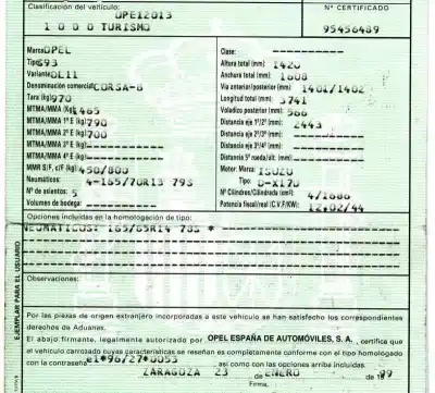 Veículo de Sucata opel corsa b (1993->) 1.7 d do ano 1999 alimentado d-x17d