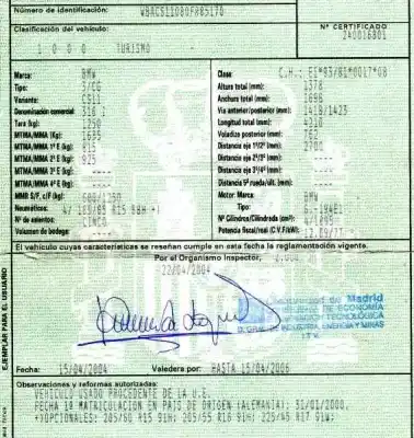 Scrapping Vehicle bmw serie 3 compacto (e36) 1.9 cat of the year 2000 powered 194e1