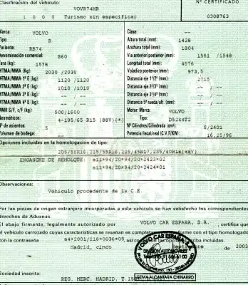 Veículo de Sucata volvo s60 berlina 2.4 diesel do ano 2003 alimentado d5244t2