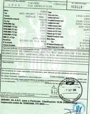 Veículo de Sucata ford focus berlina (cap) 1.8 tdci turbodiesel cat do ano 2006 alimentado kkda