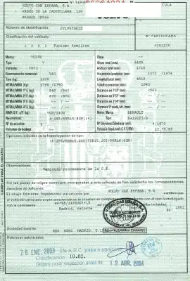 Veículo de Sucata volvo v40 familiar 1.9 diesel cat do ano 2002 alimentado d4192t3