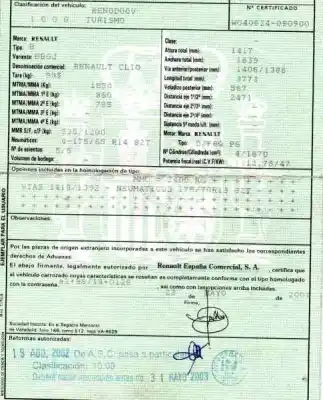Sloopvoertuig renault clio ii fase i (b/cbo) 1.9 d alize van het jaar 2001 aangedreven f8q p6