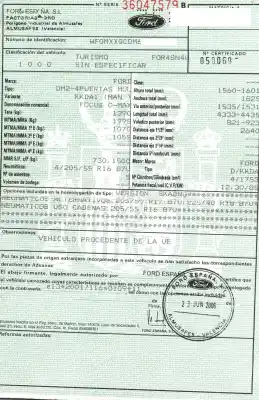 Здавання транспортного засобу ford focus c-max (cap) ambiente (d) року 2006 потужний kkda