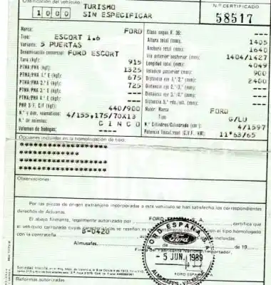 Veículo de Sucata ford escort berlina 1.6 cat-u do ano 1989 alimentado g/lu