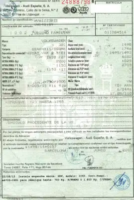 Утилизация автомобиля volkswagen passat variant (3b6) v6 tdi highline 4motion года 2001 питание akn