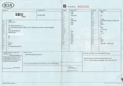 Veículo de Sucata kia sportage 1.6 gdi cat do ano 2015 alimentado g4fd