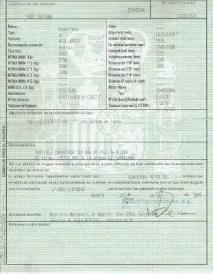 Утилизация автомобиля ssangyong rodius 2.7 turbodiesel cat года 2005 питание d27dt