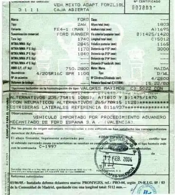 Утилизация автомобиля ford ranger (eq) 2.5 12v td cat года 2004 питание wl