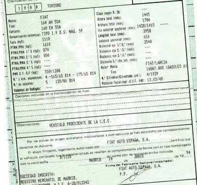 Veículo de Sucata fiat tipo (160) 1.9 ds sx (i) do ano 1994 alimentado 160a7.000