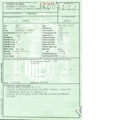 Scrapping Vehicle seat leon (1m1) signo of the year 1999 powered agr