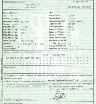 Здавання транспортного засобу renault modus / grand modus (f/jp0_) 1.5 dci (fp0d jp0d) року 2005 потужний k9kj750