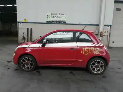 Veículo de Sucata FIAT 500 (312_) 1.4 (312AXC1B, 312CXC1B) do ano 2009 alimentado 169A3000