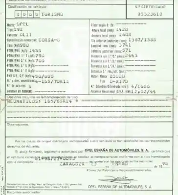 Veículo de Sucata opel corsa b (1993->) 1.7 d do ano 1998 alimentado x17d