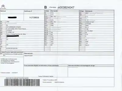 Veicolo di demolizione citroen c-elysée 1.2 12v vti dell'anno 2018 alimentato hm01