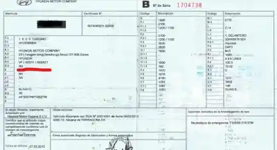 Vehicul casat hyundai i40 1.7 crdi cat al anului 2013 alimentat d4fd